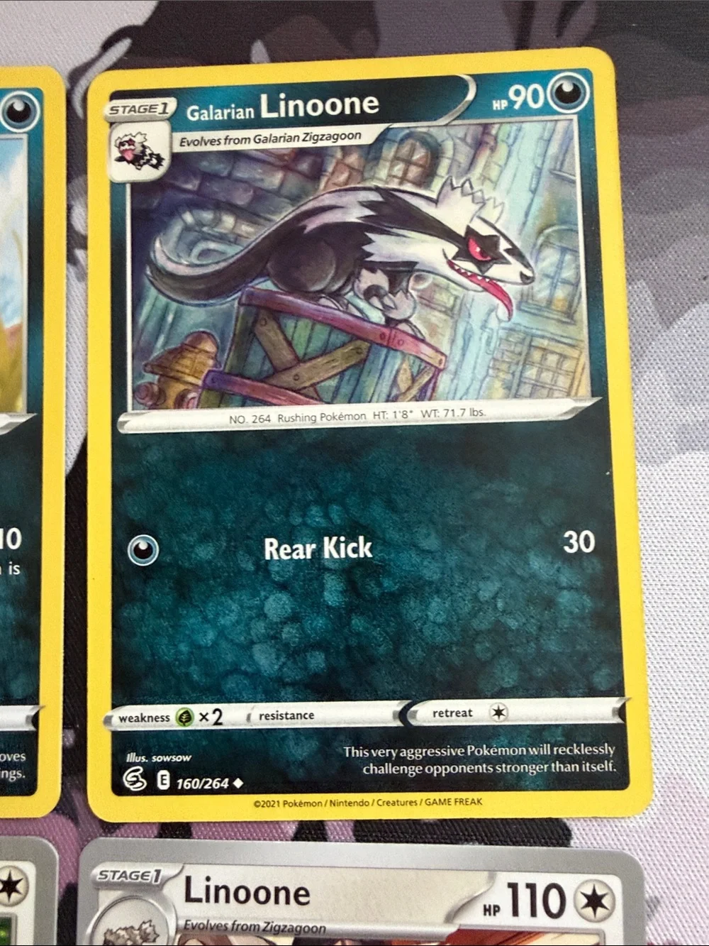 Zigzagoon & Linoone Evolution Lot | Fusion Strike + Obsidian Flames | ✨5/$25✨